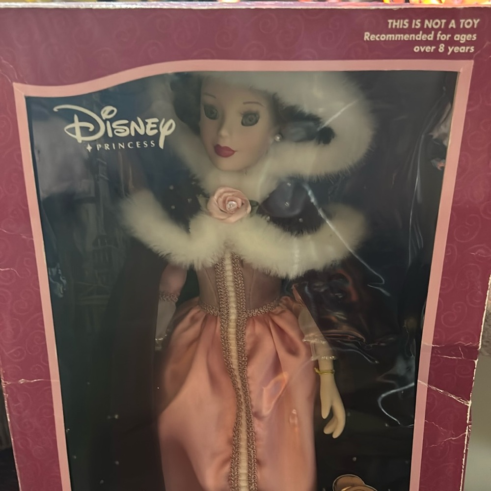 Keep saying doll from Disney, princesses, beauty and the beast